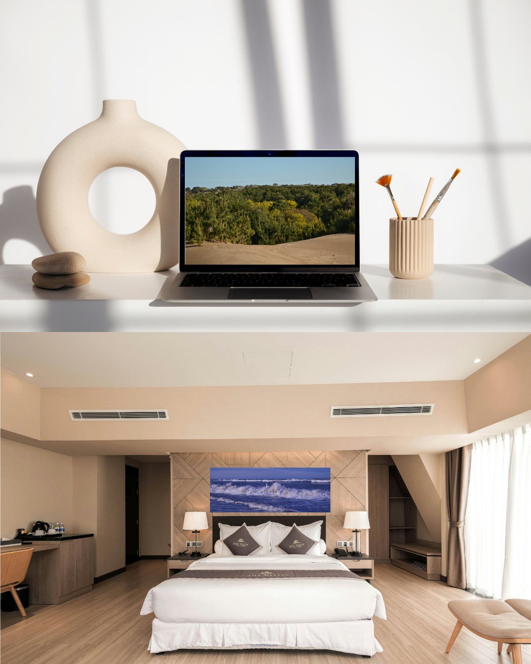 Aplicación de arte visual en espacios hospitality